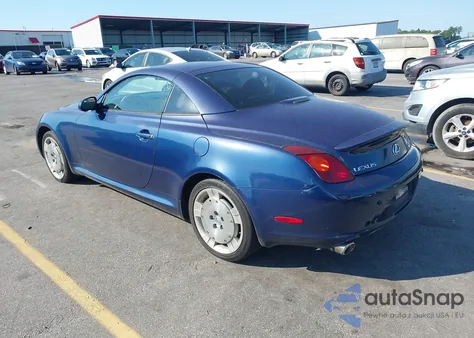 2003 Lexus Sc 430 z USA, uszkodzony, nr VIN JTHFN48Y630044262